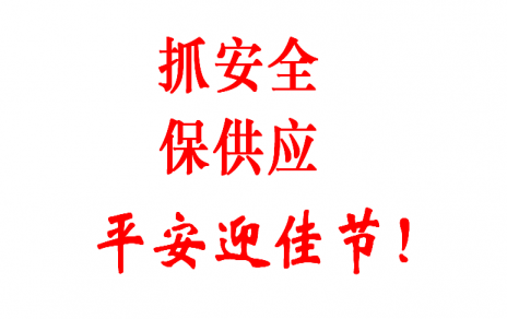 查隱患 促安全 保供應(yīng) 賀新春！